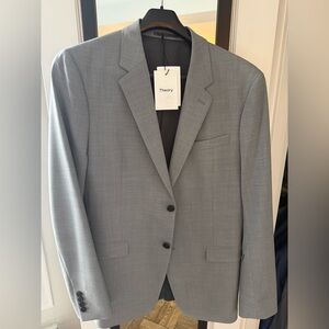 Theory Men’s Chambers Blazer | Chrome Melange (Light Gray) | 42L | New with Tags